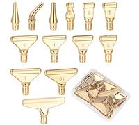 Wyleaves Lot de 9/14 pointes de pinceau en métal pour peinture diamant 5D - Accessoires de peinture diamant 5D