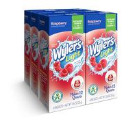 Wyler's Light Lot de 6 boîtes de 36 pichets, mélange à eau et boisson (framboise)