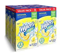 Wyler's Light Singles To Go - Lot de 16 boîtes de 6 boîtes de poudre pour eau, mélange à boissons, limonade, 6 boîtes (96 portions individuelles)