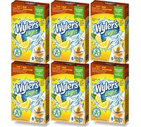 Wyler's Light Singles To Go - Mélange demi thé/demi limonade pour boissons aquatiques - 8 bâtonnets par boîte, 6 boîtes (48 bâtonnets au total)