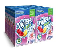 Wyler's Light Singles To Go Powder Packets, Water Drink Mix, Raspberry Lemonade, 96 Single Servings (Pack of 12)