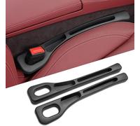 WYLFAFA Lot de 2 Organisateur de Fente de Siège de Voiture pour BYD Yangwang/Fang Cheng Bao 2023-2025, Rangement de Siège avant Bouche-trou Accessoire Interieur Voiture,Black