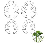 WYLFYJP Lot De 4 Supports Plantes Monstera en Forme Coquille Tortue, Support Tige Style Palourde, Stabilisateur Croissance Vertical for Grimpantes D'intérieur Et D'extérieur, Accessoires Jardin