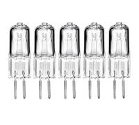 WYLIELAMSH 5 Pièces G4 6V 5W 10W15W20W25W35W Ampoule Halogène G4 12V 5W 10W 20W 35W 50W Ampoule De Travail Mécanique G4 24V 10W 20W 35W Ampoules Halogènes G4 220V 20W 35W 50W,220V 50W