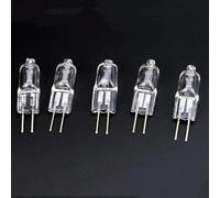 WYLIELAMSH 5 Pièces G4 6V 5W 10W15W20W25W35W Ampoule Halogène G4 12V 5W 10W 20W 35W 50W Ampoule De Travail Mécanique G4 24V 10W 20W 35W Ampoules Halogènes G4 220V 20W 35W 50W,6V 35W