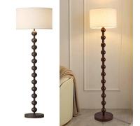 Wylolik Lampadaire à Abat-Jour en Tissu Tambour Lampes sur Pied en Fer Poli Lampe de Lecture Verticale d'angle Lampes de Sol décoratives sur Pied Lampes Hautes créatives Classiques pour Salon