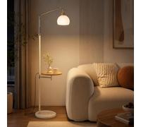 Wylolik Lampadaire arqué de Style Moderne du Milieu du siècle avec Plateau