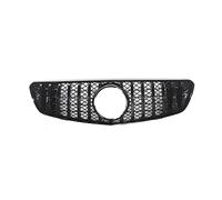 WYLWSHA Grille Pare Chocs Avant Voiture Grille Calandre Avant Voiture Corps Supérieur Capot Grille Centrale Maille pour Benz pour Classe R pour W250 2005 2006 2007 2008 2009 2010(Black)