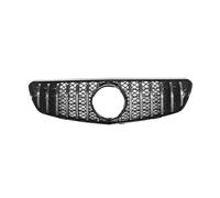 WYLWSHA Grille Pare Chocs Avant Voiture Grille Calandre Avant Voiture Corps Supérieur Capot Grille Centrale Maille pour Benz pour Classe R pour W250 2005 2006 2007 2008 2009 2010(Silver)