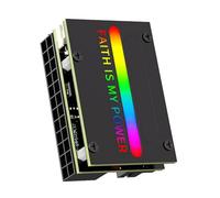 WYLZLKX Adaptateur couleur coudé à 90 degrés 24 broches avec 18 modes d'éclairage pour la gestion des câbles PC et améliore l'optimisation des flux d'air Adaptateur à 90 degrés