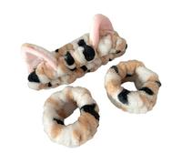 WYLZLKX Bandeau en peluche populaire pour femme - Utilisation quotidienne - Lavage du visage et maquillage - Bandeau en peluche