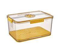 WYLZLKX Boîte de rangement alimentaire avec couvercle et plateau de vidange, fonction de synchronisation, économiseur de produits pour réfrigérateur, plateau de vidange pour réfrigérateur