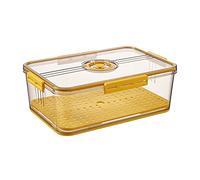 WYLZLKX Boîte de rangement alimentaire avec couvercle et plateau de vidange, fonction de synchronisation, économiseur de produits pour réfrigérateur, plateau de vidange pour réfrigérateur