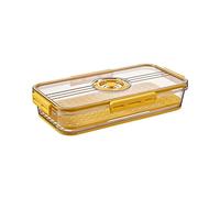 WYLZLKX Boîte de rangement alimentaire avec couvercle et plateau de vidange, fonction de synchronisation, économiseur de produits pour réfrigérateur, plateau de vidange pour réfrigérateur