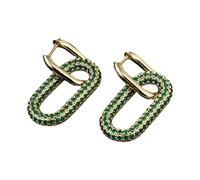WYLZLKX Boucles d'oreilles pendantes en forme d'étoile - Boucles d'oreilles élégantes - Texture cuivre - Cadeau idéal pour les amateurs de mode, 3.6x1.3cm/1.42x0.51in, Cuivre, Cuivre