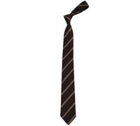 WYLZLKX Cravate vintage rayée pour homme et femme - Cravate japonaise décontractée et polyvalente - Accessoires de chemise - Café à rayures épaisses