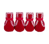 WYLZLKX Ensemble de chaussures antidérapantes pour chiens de grande taille, chaussures de marche en plein air, chaussettes de protection pour petits chiens