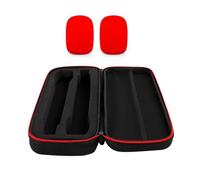 WYLZLKX Étui de rangement pour micro, housse en éponge pour double micro, profitez du transport et du stockage en toute sécurité des accessoires de rangement à main double micro
