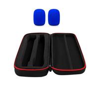 WYLZLKX Étui de rangement pour micro, housse en éponge pour double micro, profitez du transport et du stockage en toute sécurité des accessoires de rangement à main double micro
