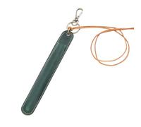 WYLZLKX Étui en cuir pour stylo, étui pour stylo, pochette de protection en cuir PU, étui de protection pour stylo plume, vert foncé, approx.20.2x2.8cm/7.95x1.10in