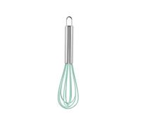 WYLZLKX Fouet manuel en silicone - Batteur à œufs manuel durable - Outils de cuisine et de pâtisserie - Ustensiles de cuisson pour la cuisson et la cuisine - Vert clair - 20,3 cm