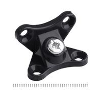 WYLZLKX Lot de 10 équerres d'angle amovibles en plastique avec vis - Noir - Taille S