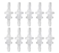WYLZLKX Lot de 10 raccords cannelés en plastique pour cloison traversante de 3/16" - 3,2 mm