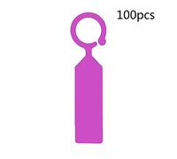 WYLZLKX Lot de 100 étiquettes à suspendre en plastique pour plantes et jardin Violet