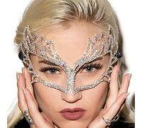 WYLZLKX Masque de bal masqué en strass - Masque sexy pour Halloween, fête