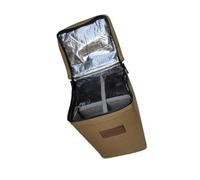 WYLZLKX Petit sac de rangement cylindrique rechargeable pour réservoirs multifonctionnels, sac de transport, pochette de rangement durable, kaki, S, Kaki S