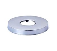 WYLZLKX Rosace ronde fendue en acier inoxydable - Plaque murale fendue - Robinet de tuyau d'eau - Couvercle décoratif - Accessoires de salle de bain - 60 x 21 x 15 mm