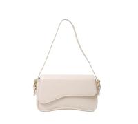 WYLZLKX Sac à bandoulière pour femme en cuir synthétique avec bandoulière réglable, blanc, approx. As picture shown