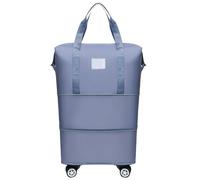 WYLZLKX Sac de sport extensible à roulettes pour voyage et sport avec séparation sèche et humide résistant à l'eau, bleu clair, As Shown
