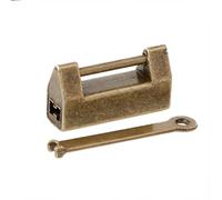 WYLZLKX Serrure de Style Ancien Chinois, Cadenas Vintage en Laiton, boîte à Bijoux de Mariage, loquet avec pour