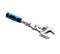 WYLZLKX Torque Rench 5 en 1 à cliquet réglable de 25,4 cm - Clé pliante à 180 degrés - Outil manuel d'entretien pour la maison