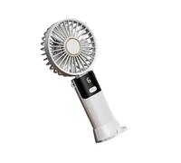WYLZLKX Ventilateur portable pliable avec affichage numérique 5 vitesses USB rechargeable pour intérieur ou extérieur