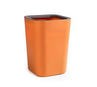 WYLZLKX WBANGIAO Poubelle à presser pour sac poubelle à papier Corbeille à papier Poubelle Couleur orange Petit format