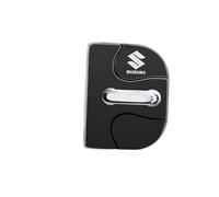 WYMKL 4 Pièces Couvercle Serrure Porte de Voiture pour Suzuki Vitara IV 2018-, Acier Inoxydable de Boucle Films de Protection Antirouille Étanche,Black