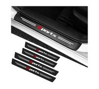 WYMKL 4 Pièces Protecteur de Seuil de Porte de Voiture pour Skoda Kamiq NW4 I 2019-2024 -, Autocollants de Protection de Seuil de Porte en Fibre de Carbone
