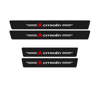 WYMKL 4Pièces Voiture De Carbone Autocollant Protection pour Citroen C1 II 2014-2022, Bandes Anti-Rayures Et Anti-Saleté pour Seuil De Porte Avant Et Arrière