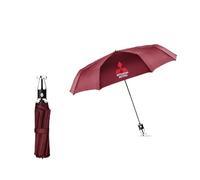 WYMKL Parapluie Pliant Automatique pour Mitsubishi Mirage 2012 2013 2014 2015 2016, Mini Parapluie de Poche Pliable Télescopique Umbrella Ouverture Umbrella Compact et Solide,Red