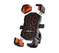 WYMKL Support Telephone Moto pour Fiat 500X 334 I 2014-2018, Support Smartphone Velo Porte Moto Pince de Guidon à Dégagement Rapide 360° Rotation,Orange Handle-Type