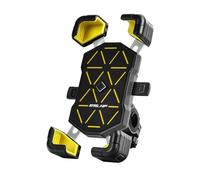 WYMKL Support Telephone Moto pour Indian Chief Dark Horse 2009-2024, Support Smartphone Velo Porte Moto Pince de Guidon à Dégagement Rapide 360° Rotation,Yellow Handle-Type
