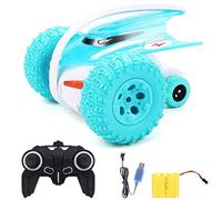 WYMYY 2.4G Devil Fish Voiture télécommandée Dump Voiture télécommandée avec Musique légère Voiture de Cascade comme Un Poisson Facile à Changer de Direction avec Un Saut de Plastique en