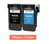 WYNAnGAI Cartouche d'encre Compatible Compatible avec imprimantes 545XL 546XL PG545 CL546, Compatible avec MG3050 2550 2450 2550S 2950 MX495(1BK 1COLOR)