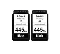 WYNAnGAI Cartouche d'encre Compatible PG 445 PG445 XL CL446, Compatible avec imprimantes IP2840 MX494 MG2440 MG2540 MG2940 3040(2BLACK)