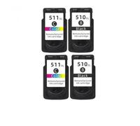 WYNAnGAI Cartouche d'encre Compatible PG510 CL511 Compatible avec 510XL 511XL Compatible avec MP280 MP480 MP490 MP240 MP250 MP260 MP270 IP2700(2BK 2COLOR)