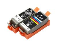 WYNAnGAI Cartouche d'encre Couleur Compatible PGI-35 CLI-36 Compatible avec imprimantes IP100 IP110 TR150