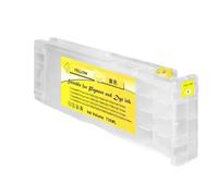 WYNAnGAI Cartouche d'encre Rechargeable Compatible T7251 T7254 T725A Compatible avec imprimante EPN F2000 F2100 avec Cartouche Vide à Puce(T7254-Yellow)