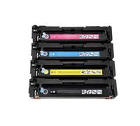 WYNAnGAI Cartouches de Toner compatibles CB540A CB541A CB542A CB543A, 4 Paquets, pour Couleur CP1215 CP1515n CP1518ni CM1312, Remplacement 125A